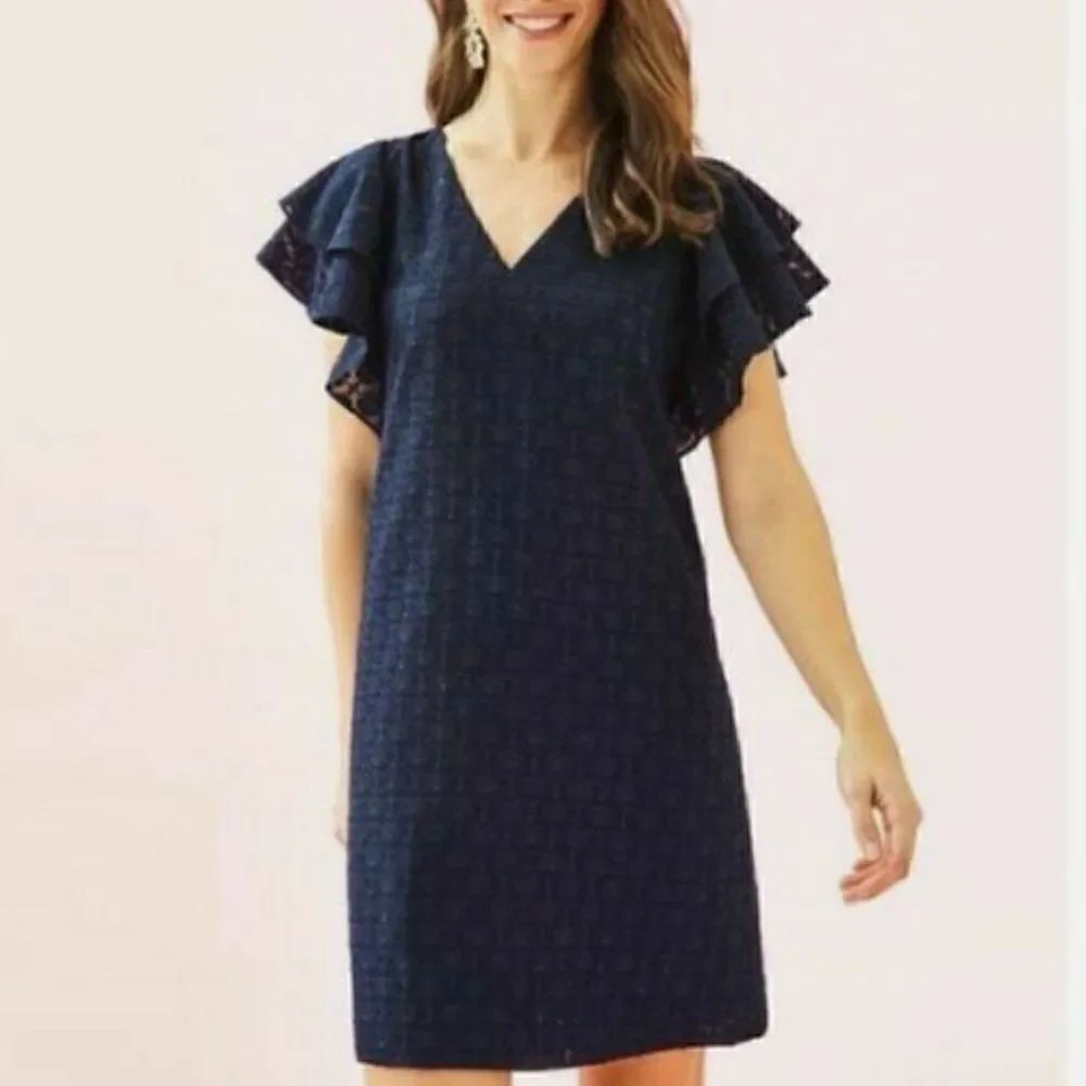 Lilly Pulitzer Navy Kathie Dress NWT size 2